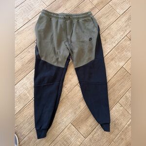Nike Black and Olive Jogger Pants